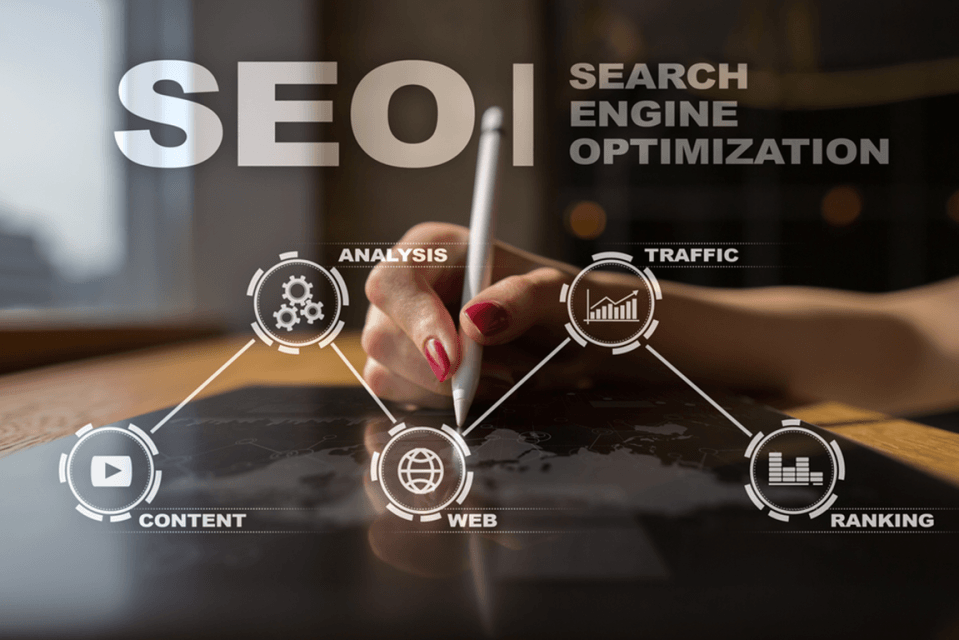 Professional SEO services illustration for Bangalore